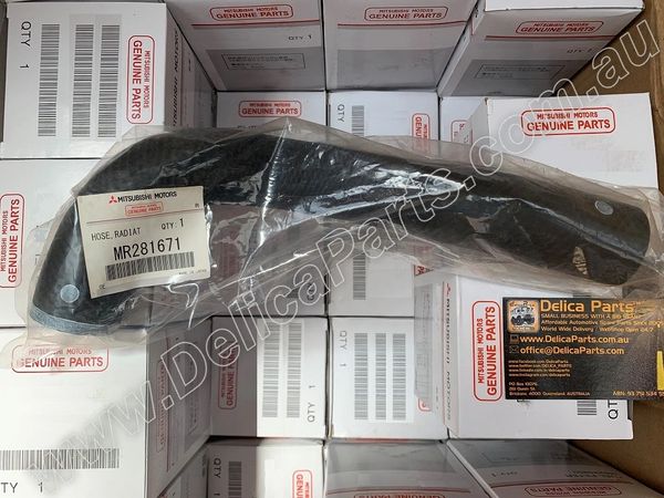 GENUINE Mitsubishi Radiator TOP Hose, 4M40, 2800 TD, L-400, 4x4