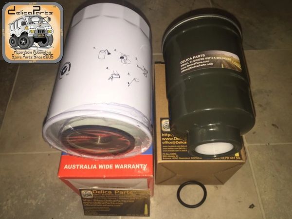 COMBO DEAL, C-2 (Oil Filter & Fuel Filter for 4M40, 2.8 L Diesel Delica)