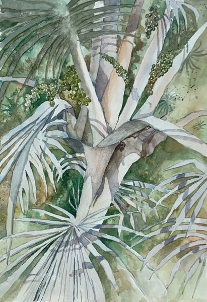 Point of View - Original Watercolor Painting by Jinx Morgan