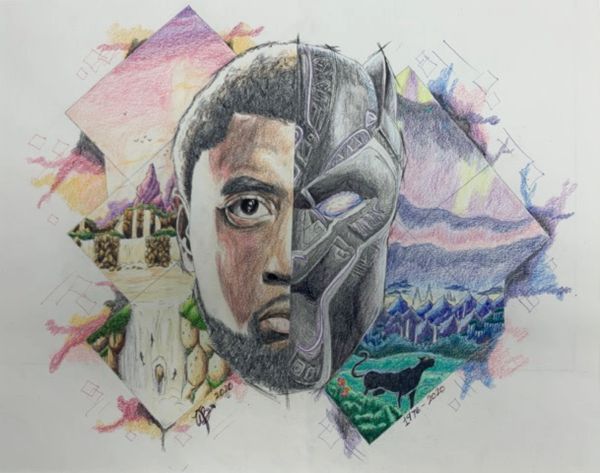 Chadwick Boseman Black Panther Tribute