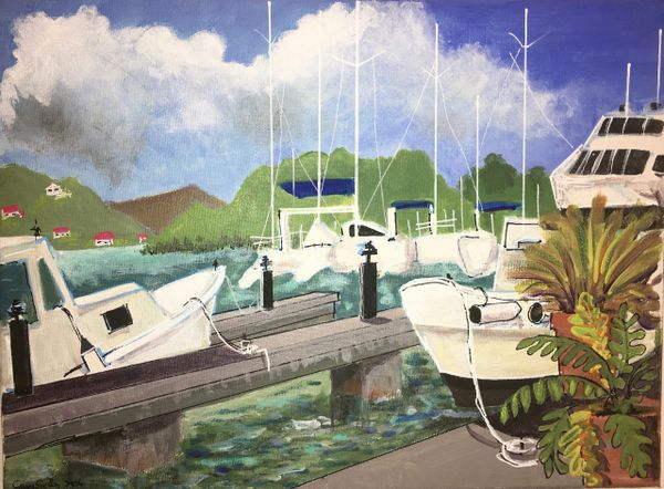 Boats at Dock, Tortola