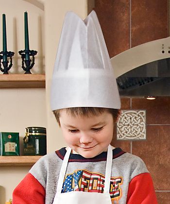 CHEF HAT DISPOSABLE KIDS