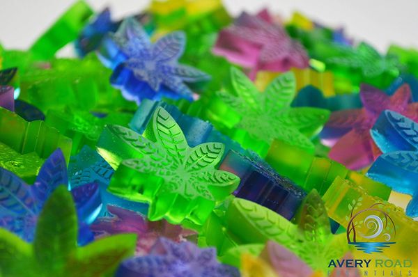 MARIJUANA GUMMY SILICONE MOLD