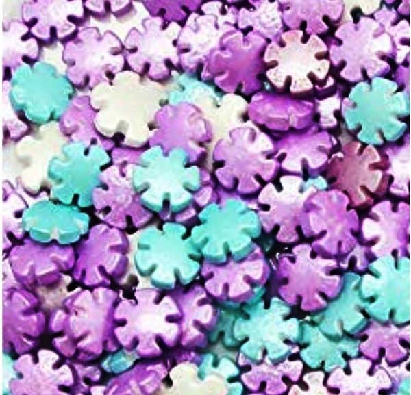 SNOWFLAKES CANDY DECOR