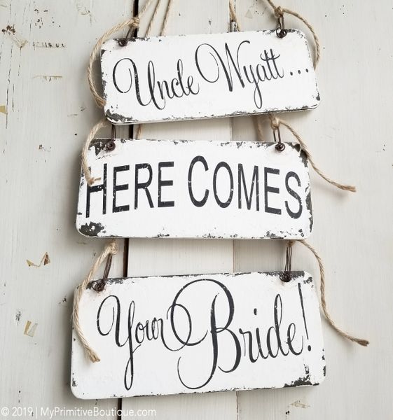 Rustic deals wedding props