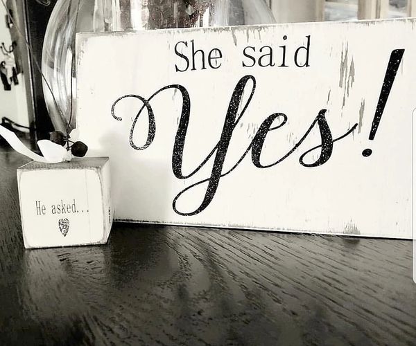 She said deals yes engagement ornament