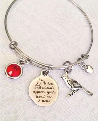 When Cardinals Appear Bangle