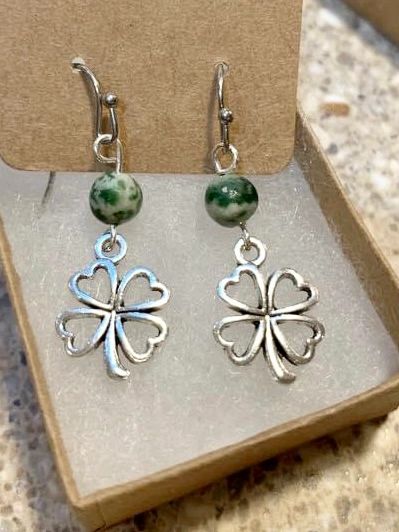 4 Leaf Clover and Spotted Jade