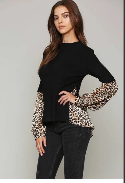 Fate leopard outlet sweater