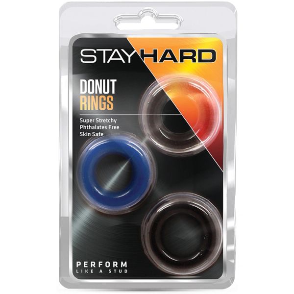 Stay Hard Donut C-Ring 3pk