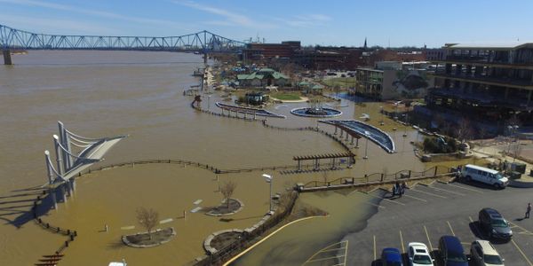 Flooding in downtown Owensboro