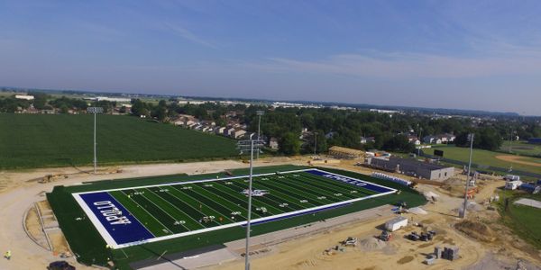 Apollo High School stadium under construction 2019