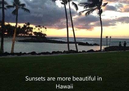 Sunset in Hawaii - video capture