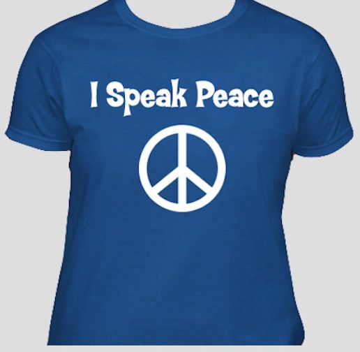 Women's "I Speak Peace" T-shirt