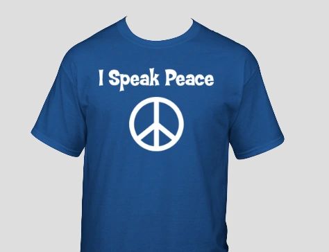 Men's "I Speak Peace" T-shirt