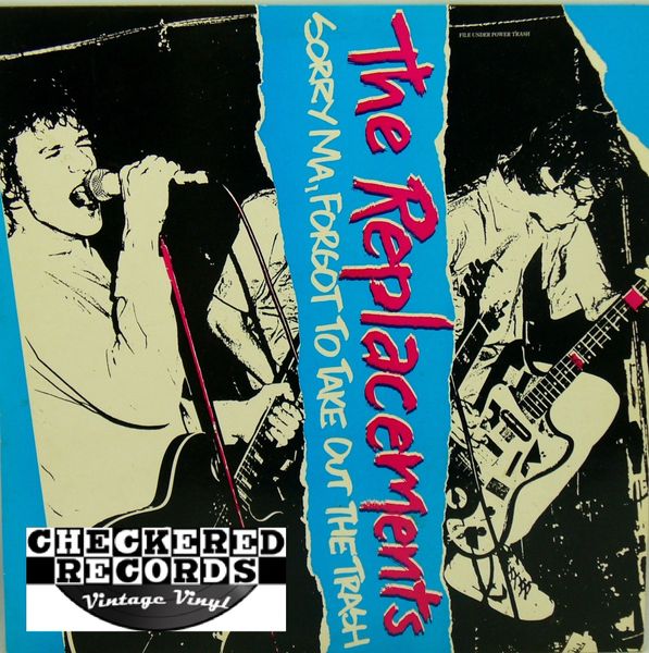 The Replacements ‎Sorry Ma Forgot To Take Out The Trash First Year Pressing 1981 US Twin Tone Records TTR 8123 Vintage Vinyl Record Album