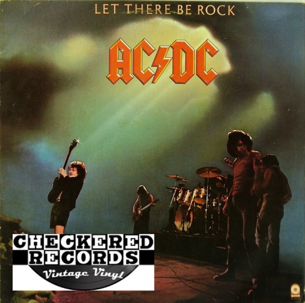 AC/DC Let There Be Rock First Year Pressing 1977 US ATCO SD 36-151 Vintage Vinyl Record Album