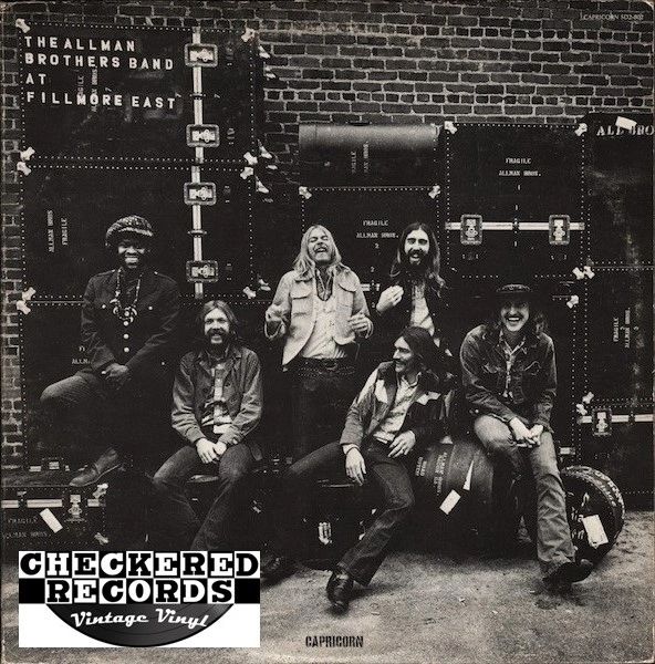 The Allman Brothers Band The Allman Brothers Band At Fillmore East First  Year Pressing 1971 US Capricorn Records ‎SD 2-802 Vintage Vinyl Record Album