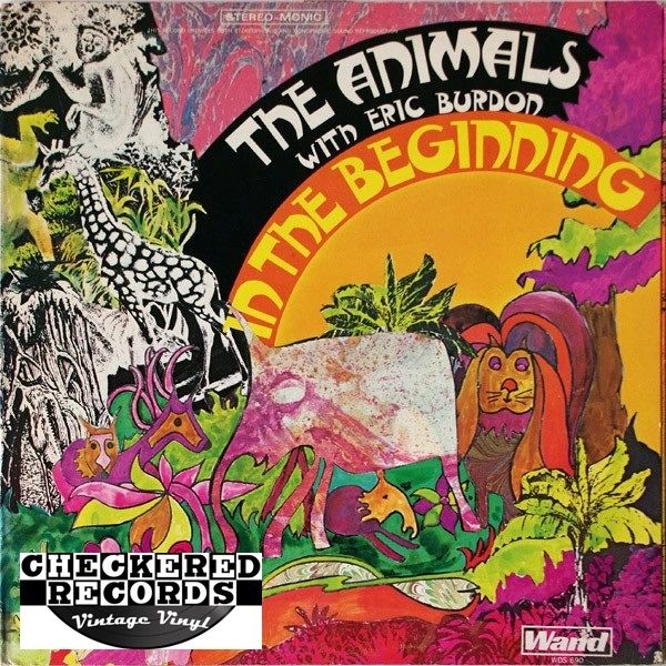 The Animals With Eric Burdon In The Beginning First Year Pressing 1970 US Wand ‎WDS 690 Vintage Vinyl Record Album