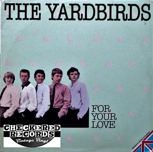 The Yardbirds For Your Love 1981 Us Accord Sn 7143 Vintage Vinyl Checkered Records Record Album Store Aurora Il Naperville Il