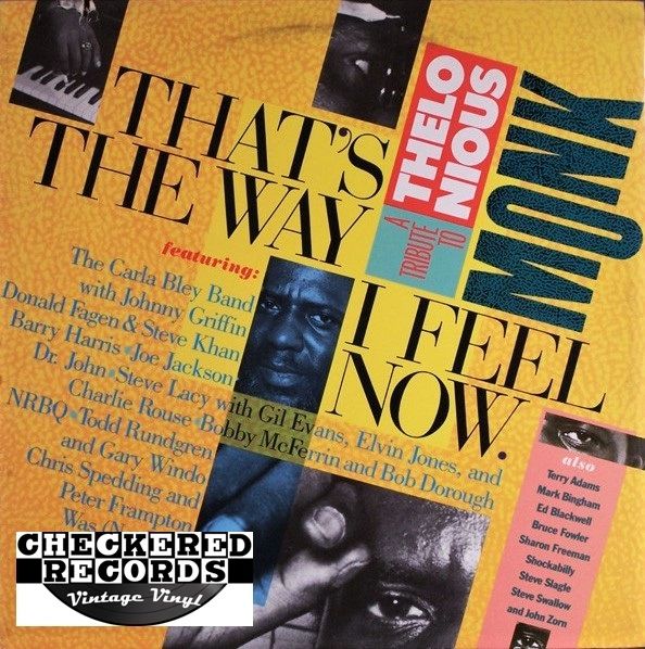 That's The Way I Feel Now A Tribute To Thelonious Monk First Year Pressing 1984 US A&M Records SP-6600 Vintage Vinyl Record Album