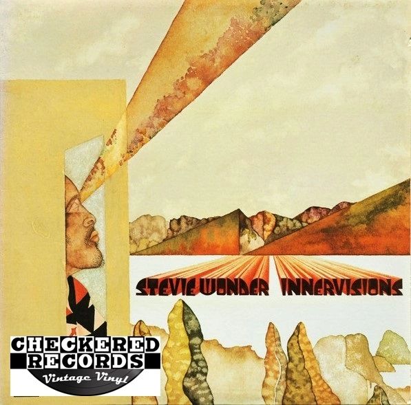 Stevie Wonder ‎Innervisions First Year Pressing 1973 Tamla T 326L Vintage Vinyl Record Album