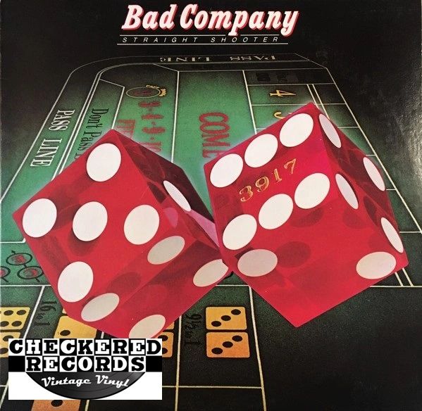 Bad Company Straight Shooter First Year Pressing 1975 US Swan Song ‎SS 8413 Vintage Vinyl Record Album