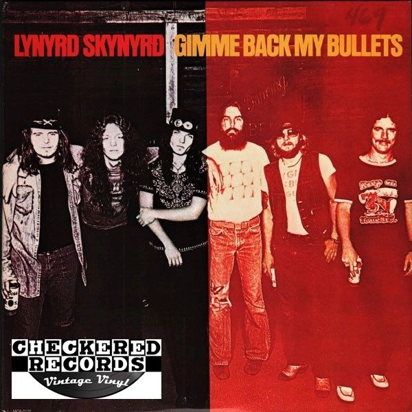 Lynyrd Skynyrd Gimme Back My Bullets First Year Pressing 1976 US MCA Records ‎MCA-2170 Vintage Vinyl Record Album