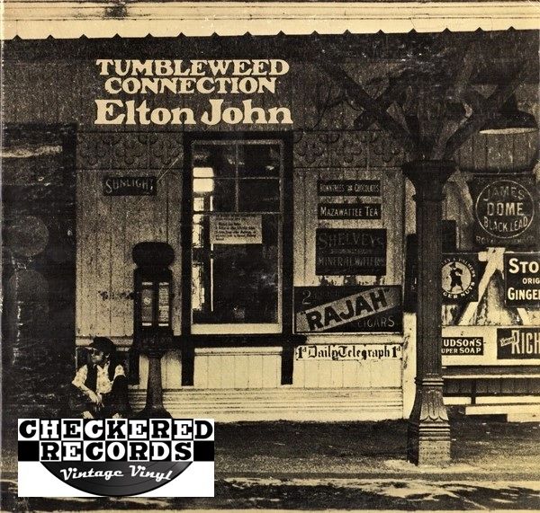 Elton John ‎Tumbleweed Connection First Year Pressing 1970 US UNI Records ‎93096 Vintage Vinyl Record Album