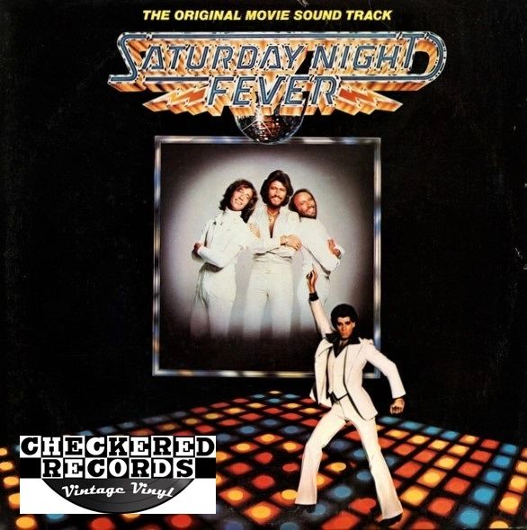 Saturday Night Fever The Original Movie Sound Track First Year Pressing 1977 US RSO RS-2-4001 Vintage Vinyl Record Album