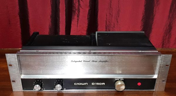 Crown D150A Integrated Circuit Stereo Amplifier 1975 Silver