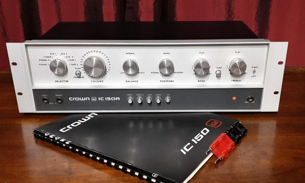 Crown IC 150A Pre Amplifier Crown IC 150A Integrated Circuit Stereo Console Pre Amp