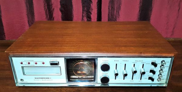Masterworks SQ-440 Quadraphonic Stereo Receiver With 8 Track 1972 Walnut