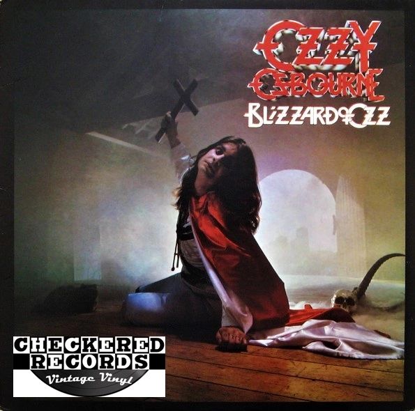 Ozzy Osbourne Blizzard Of Ozz First Year US Pressing US 1981 Jet Records JZ 36812 Vintage Vinyl Record Album