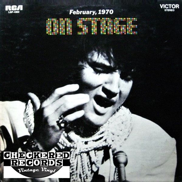 Elvis Presley On Stage February 1970 First Year Pressing 1970 US RCA Victor LSP-4362 Vintage Vinyl Record Album