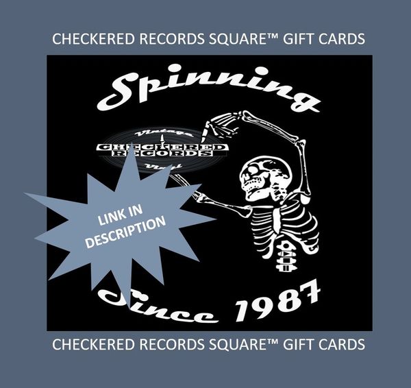 CHECKERED RECORDS SQUARE™ GIFT CARDS (LINK IN DESCRIPTION)