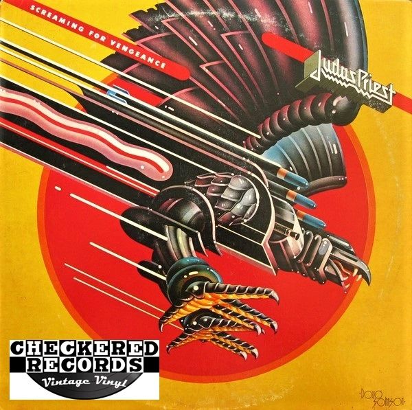 Judas Priest Screaming For Vengeance First Year Pressing 1982 US Columbia FC 38160 Vintage Vinyl Record Album