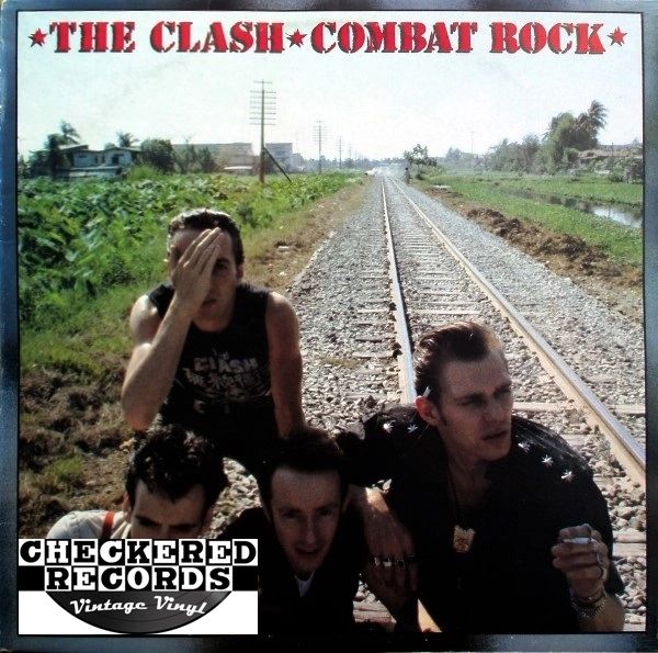 The Clash Combat Rock First Year Pressing 1982 US Epic FE 37689 Vintage Vinyl Record Album