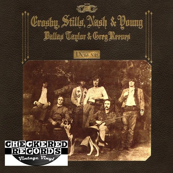 Crosby Stills Nash & Young Deja Vu First Year Pressing 1970 US Atlantic ‎SD 7200 Vintage Vinyl Record Album