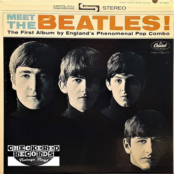 The Beatles Meet The Beatles 1966 US Capitol Records ST 2047 Vintage Vinyl Record Album