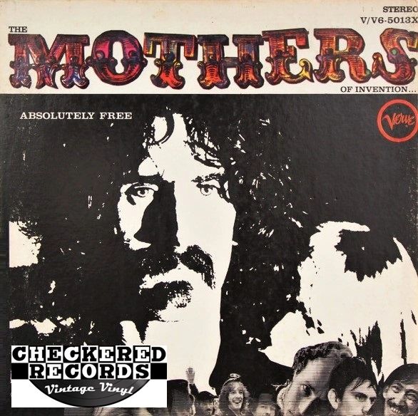The Mothers Of Invention Absolutely Free Verve Records V6-5013 Vintage Vinyl Record Album