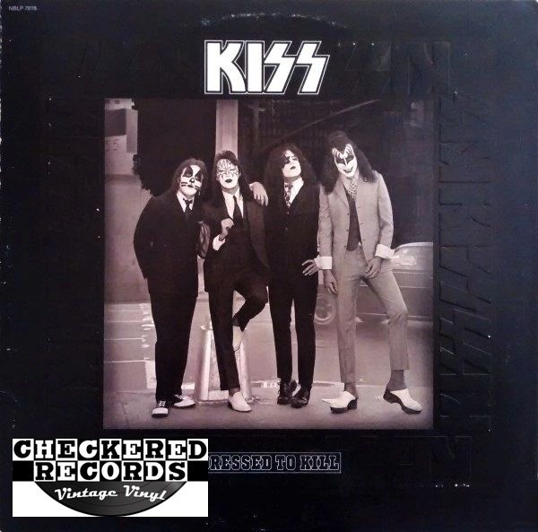 Kiss Dressed To Kill First Year Pressing 1975 US Casablanca NBLP 7016 Vintage Vinyl Record Album