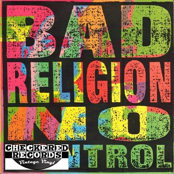 Bad Religion No Control First Year Pressing 1989 US Epitaph E-86406-1 Vintage Vinyl Record Album