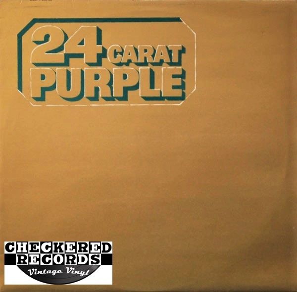 Deep Purple 24 Carat Purple First Year Pressing 1975 UK Purple Records TPSM 2002 Vintage Vinyl Record Album