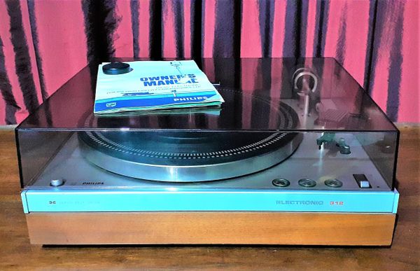 1979 Philips GA 312 Electronic Turntable Made In Holland