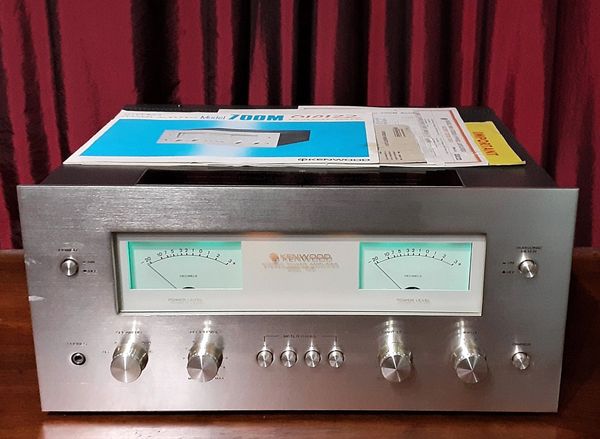 1977 Kenwood 700M Stereo Power Amplifier