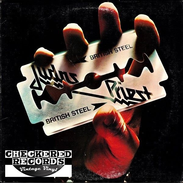 Judas Priest British Steel First Year Pressing 1980 US Columbia JC 36443 Vintage Vinyl Record Album