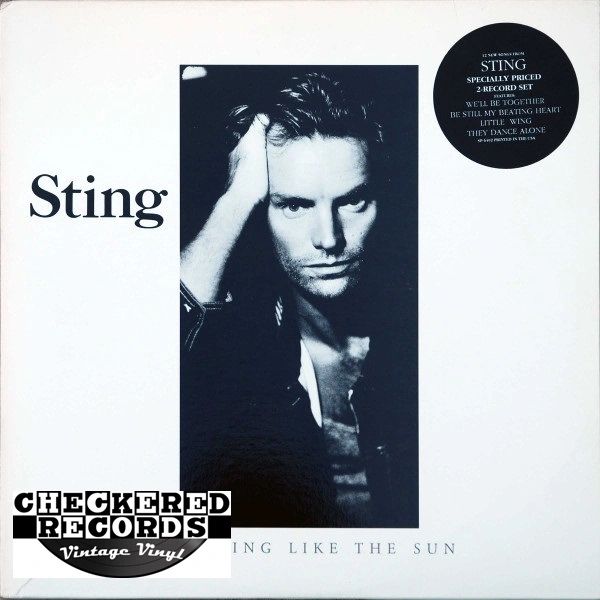 Sting Nothing Like The Sun First Year Pressing 1987 US A&M Records SP 6402 Vintage Vinyl Record Album
