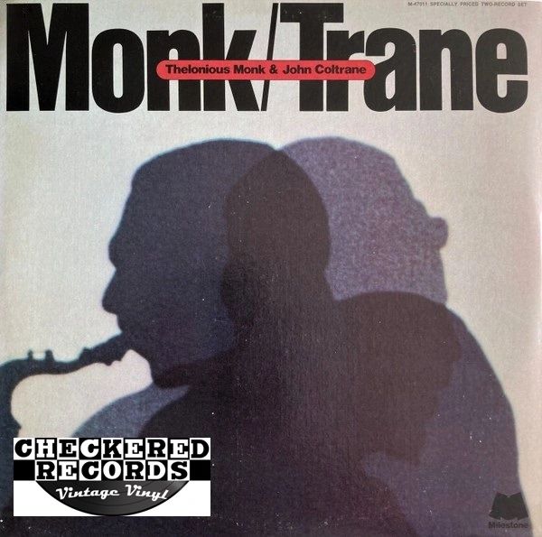 Thelonious Monk & John Coltrane Monk Trane First Year Pressing 1973 US Milestone M-47011 Vintage Vinyl Record Album