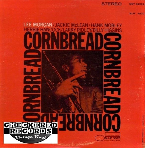 Lee Morgan Cornbread First Year Pressing 1967 US Blue Note BST 84222 Vintage Vinyl Record Album